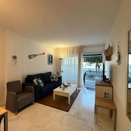 Unique With Direct Sea View Along The In S'abanell Park Blanes